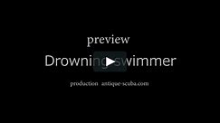 Drowning swimmer