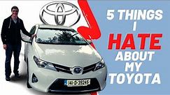 5 things I DON'T LIKE about my TOYOTA HYBRID (and would I buy another one?)