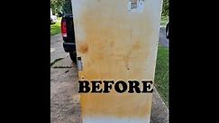 Painting a rusty freezer ~ We saved over $1000 with this diy!!