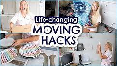 MOVING HOUSE HACKS! PACKING HACKS & TIPS FOR MOVING | Emily Norris