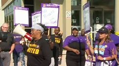 Loretto Hospital workers rally on 10th day of strike