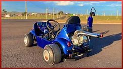 Man Builds Amazing Go-Kart From an Old Toy Car! | Start to Finish by @Motorizando