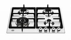 Bertazzoni ADA Professional Series 24" Stainless Steel Front Control Gas Cooktop With 4 Burners - PROF244CTXV