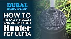 How to: Install a Nozzle & Adjust your Hunter PGP Ultra