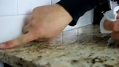 How to Remove Tile Backsplash in The Kitchen | Making Manzanita