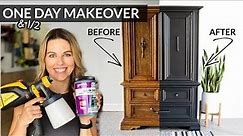 One Step Paint Furniture Makeover: How To Spray Beyond Paint