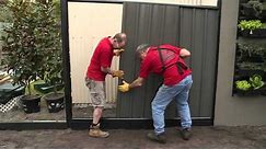 How To Build A Colorbond Fence - DIY At Bunnings