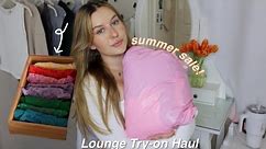 Lounge Underwear Try-on Haul (Summer Sale!!)