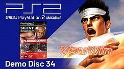 PS2 Demo Disc 34 Longplay HD (All Playable Demos, Videos and Extras)