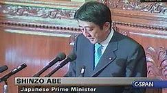 Japanese Prime Minister Address
