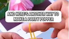 👁️ DIY party poppers