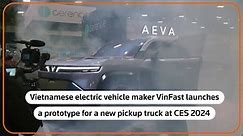 EV maker VinFast launches pickup truck concept, plans to sell mini-EV globally