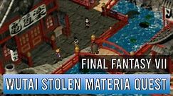 Final Fantasy 7 - Wutai Stolen Materia side-quest (all hiding place locations)