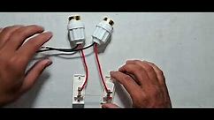 "Two Switches and Two Bulb Connections: Perfecting Your Wiring Skills" by @electricalelectronic12