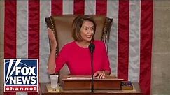 Nancy Pelosi addresses the opening of the 116th Congress