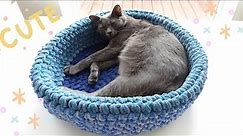 Crochet Pet Bed Tutorial | Cat or Dog | Easy pattern | Katia Creates