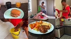 MY SATURDAY ROUTINE//COOKING//CLEANING..#cleaningmotivation #routinevlog #homemaking