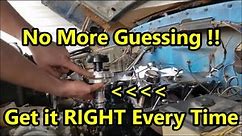 Set Ignition Timing & Install Distributor - TIMING TRICK (Ford, Chevy, Mopar)