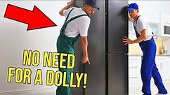 How to Move a Fridge without a Dolly