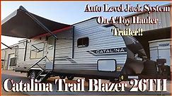 Toy Hauler 2024 Catalina Trail Blazer 26TH Travel Trailer by Coachmen RV @ Couchs RV Nation RV tour