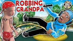 I ROBBED GRANDPA and Soaked Him in .... WHAT? (FGTeeV Gangster Granny Weird Game)