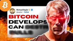 Is Michael Saylor ATTACKING Bitcoin Developers?