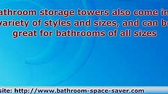Small Bathroom Storage with Bathroom Space Savers