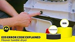 How to Fix Hoover Tumble Dryer Error Code E05