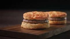 2 Sausage Biscuits for $4
