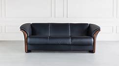 Ekornes® Manhattan Leather Sofa | ScanDesigns Furniture