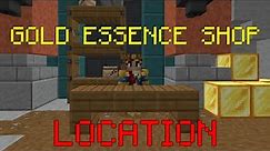 Gold Essence Shop Location - Hypixel Skyblock