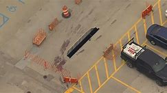 Small hole collapses in Home Depot parking lot in Brooklyn