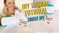 How To Make A Cricut Joy T-Shirt - Caticorn Shirt Tutorial
