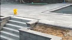 Installing Paver Patio Pattern with Steps and Retaining wall