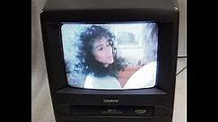 Symphonic 13” TV VCR CRT VHS Player Recorder Combo Gaming SC3809