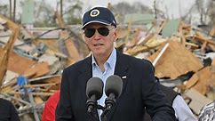 President Biden visits Mississippi town ravaged by deadly tornado