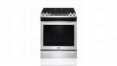 Maytag 5-Burner 5.8-cu ft Self-Cleaning Slide-In Convection Gas Range (Stainless Steel)