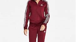 adidas Women's 3-Stripes Tricot Track Jacket & Tapered Track Pants - Macy's