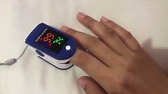 How to use the pulse oximeter