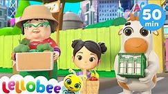 Lellobee - Wheels On The Bus | Learning Videos For Kids | Education Show For Toddlers