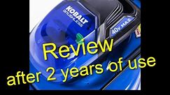 Kobalt 40v mower review