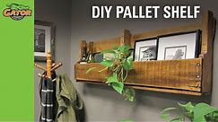 How-to Make a DIY Pallet Shelf