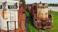 Vintage Abandoned/Stored Trains in Escanaba!