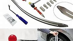 Car Auto Car Dent Removal Fender Damage Repair Puller Lifter Big Curved Rod Crowbar Tools Hook Rods Kit