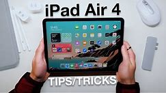 How to use iPad Air 4 + Tips/Tricks!