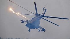 Helicopter Mistakenly Fires On Parked Vehicles In Russia War Games