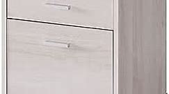 Benjara 25 Inch 2 Drawer Wooden File Cabinet, White