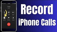How to record phone calls on iPhone | record iphone phone call | iphone call recording ios 17 | 2024