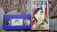 Opening To Mulan 1998 VHS [Mexican Copy]