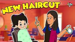 New Hair Cut | Chinki's New Hairstyle | Animated Stories | English Cartoon Stories | PunToon Kids